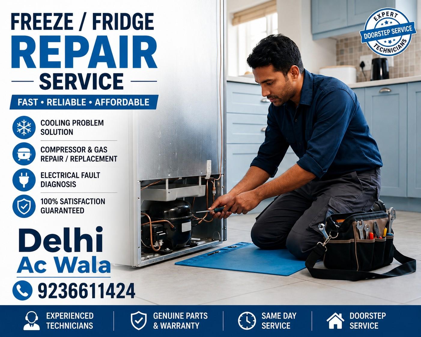 Fridge Repair Service in Delhi | Refrigerator Repair Near Me | Delhi AC Wala