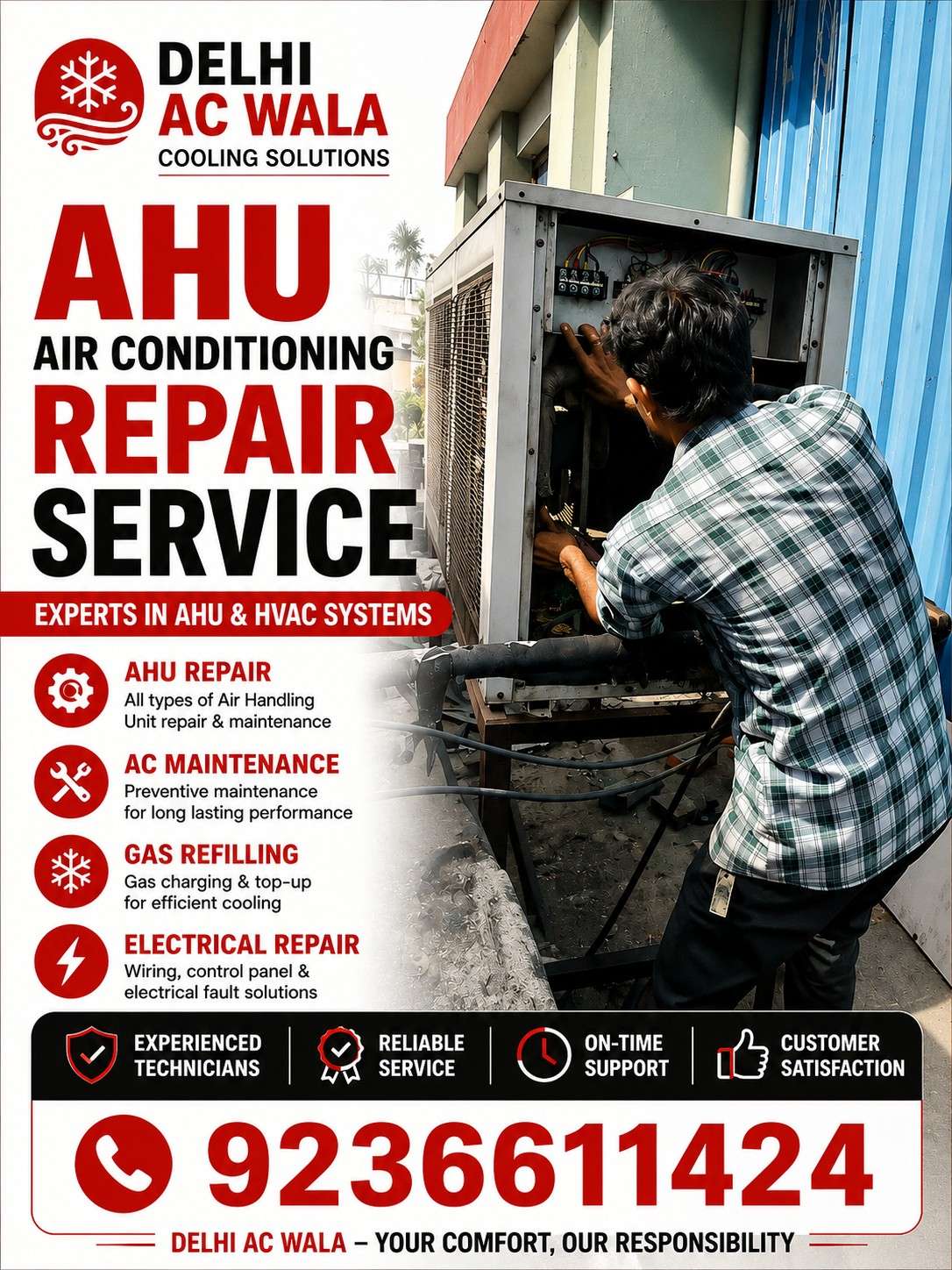 AHU AC Repair Service – Delhi AC Wala in Delhi 